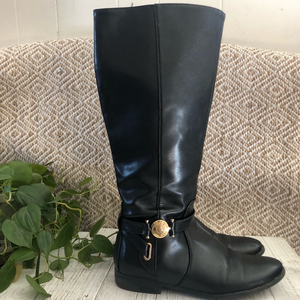 🌿 5/$30 Tommy Hilfiger • Black Riding Boots - Picture 4 of 7